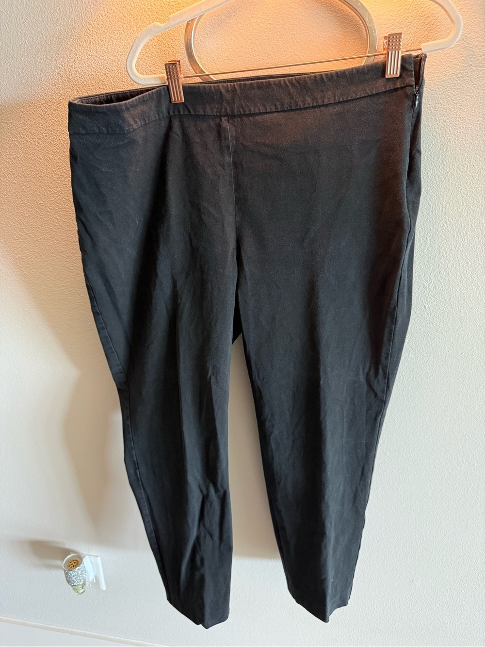 Talbots Black Cropped Ankle Pants